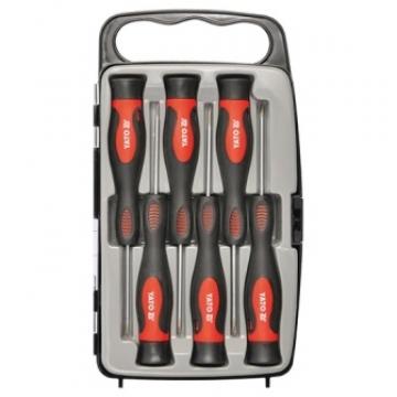 BỘ TUA VÍT ĐẦU (+)(-) YATO 6 CHI TIẾT YT-2790